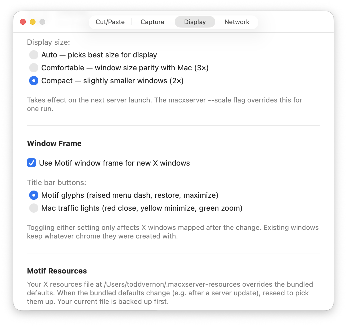 macXserver