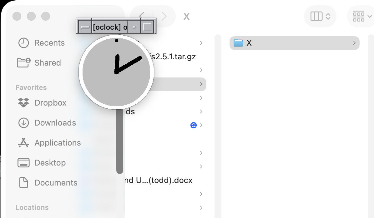 Shaped windows: oclock, xeyes, and friends